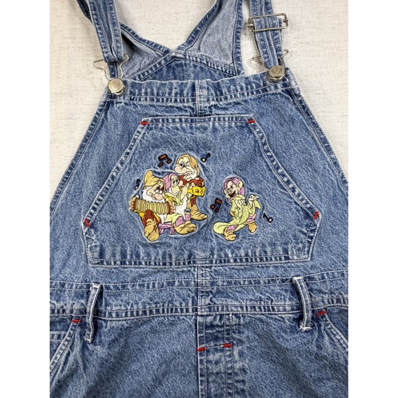 Disney Pants - Vintage Disney Catalog Collection Snow White Denim Overalls Women's Medium